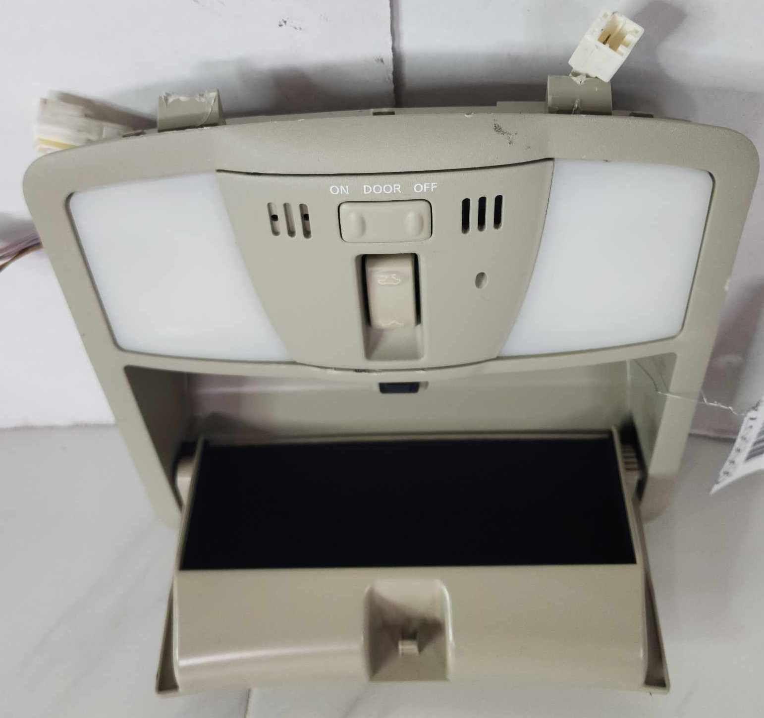 Console Front Roof with Sunroof Beige OEM INFINITI G37 2013
