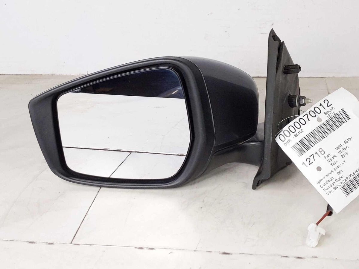 Door Mirror Left Driver Side View Gray OEM NISSAN VERSA Sedan 15 16 17 18 19