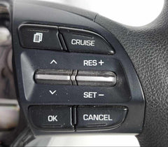 Steering Wheel w Audio Cruise Control Black OEM 20190325 HYUNDAI ELANTRA 19 2020