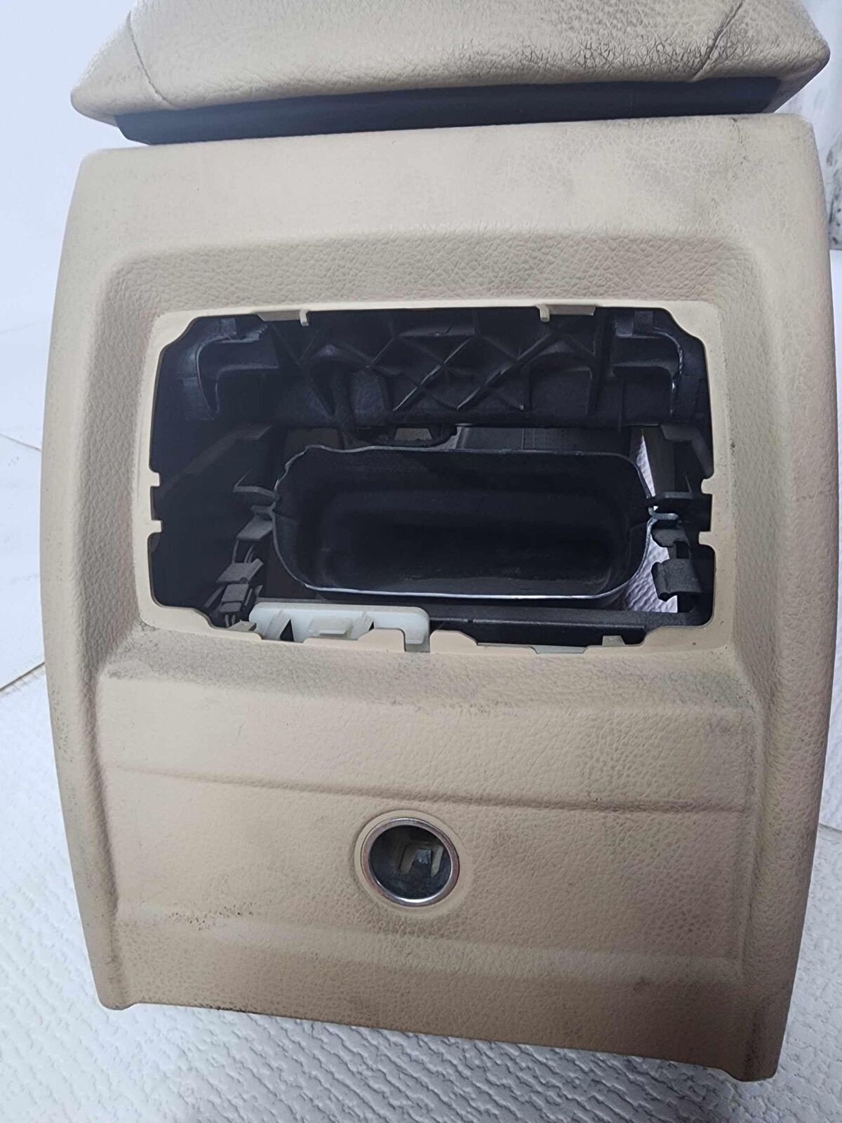 Center Console Front Floor Beige OEM BMW 328 SERIES 12 2013 14 15 16 17 18 19 20