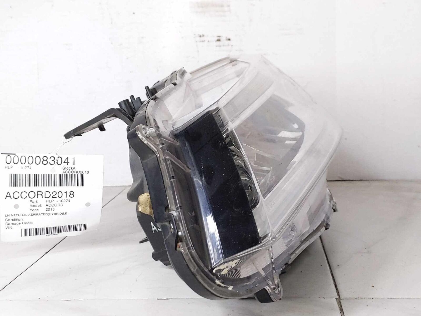 Headlamp Headlight Assembly LED Left Driver OEM HONDA ACCORD 18 19 20